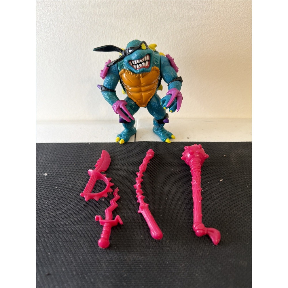Vintage 1990 TMNT Slash Action Figure Playmates Teenage Mutant Ninja Turtles